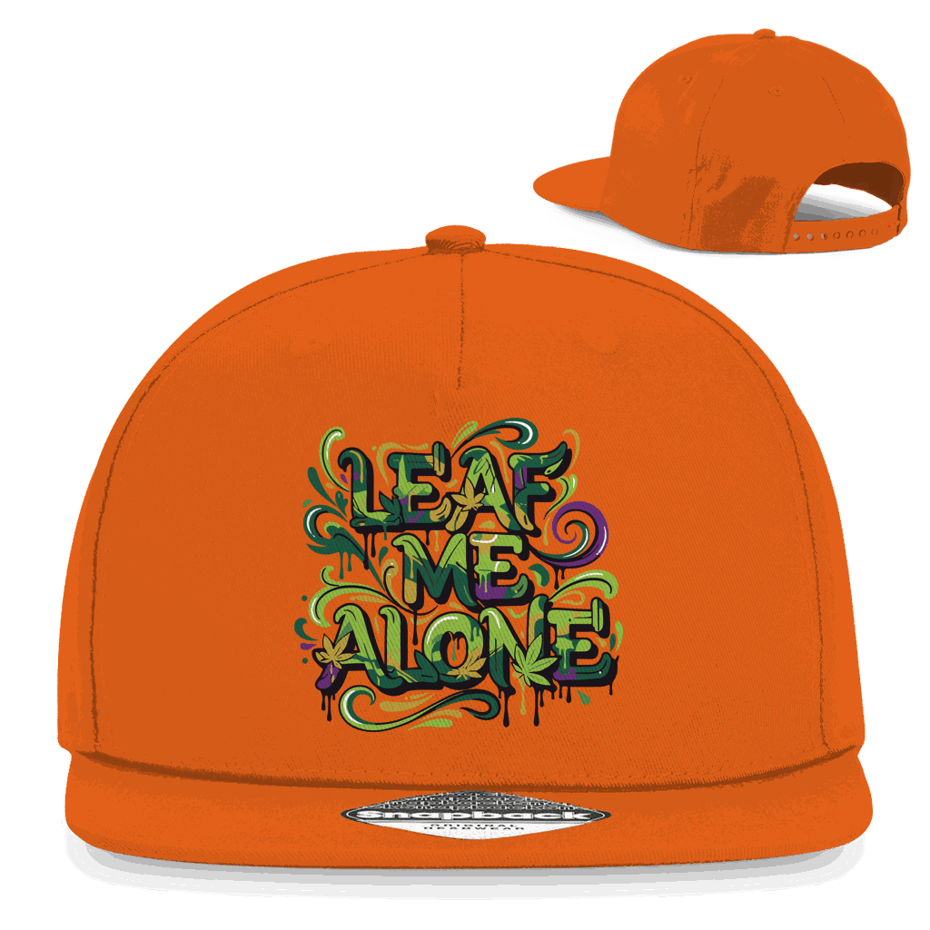 Snapback Rapper Cap - Leaf me alone | Division420®