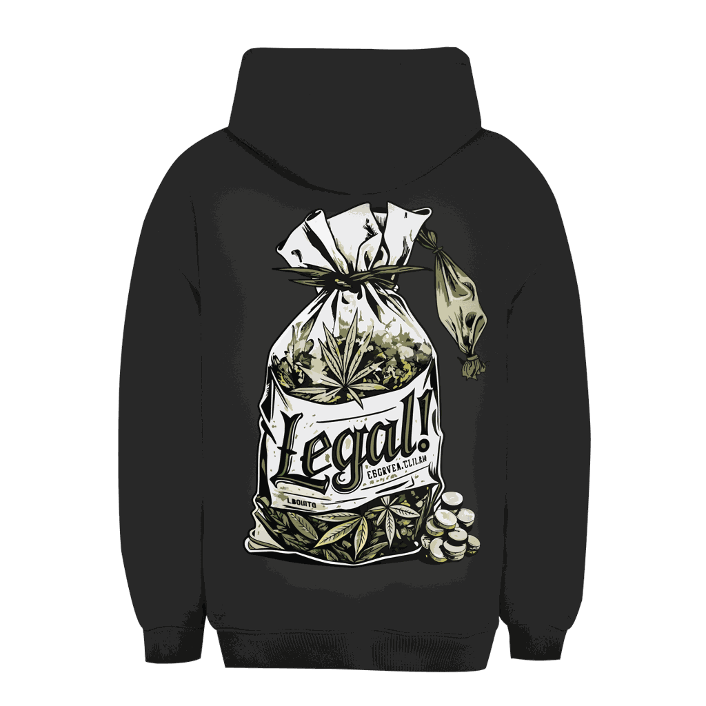 Unisex Oversize Hoodie von Division420 in urbanem Stil mit Kapuze und Kängurutasche