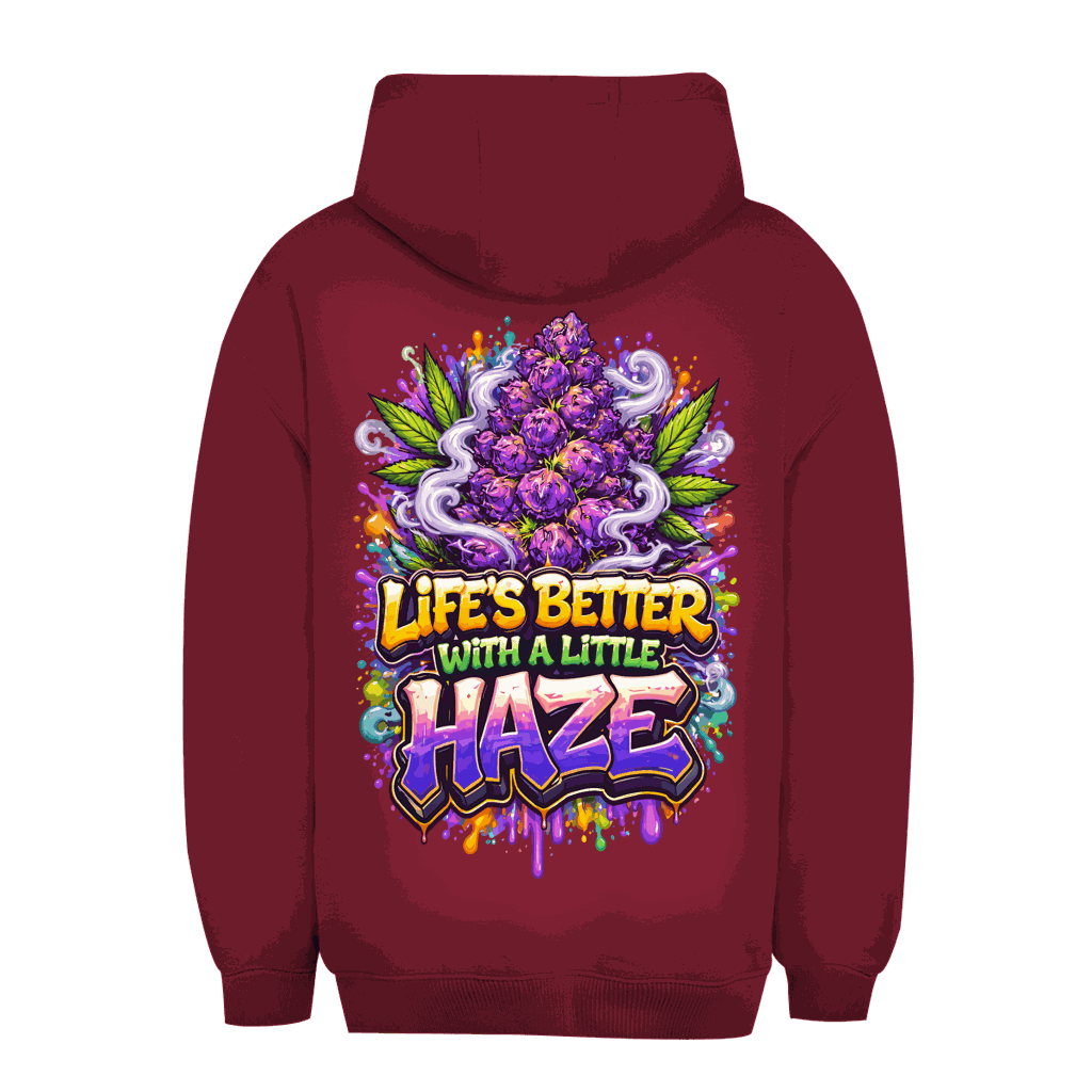 Unisex Oversize Hoodie - Life is better with Haze | Division420®