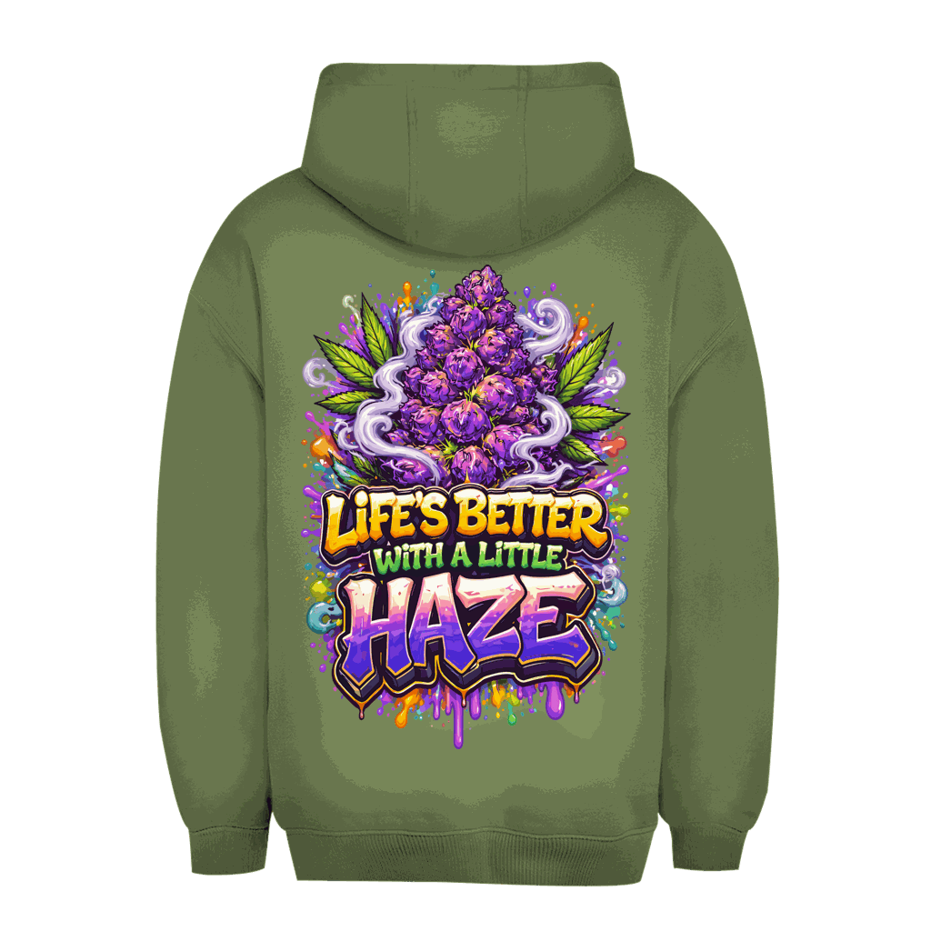 Unisex Oversize Hoodie - Life is better with Haze | Division420®