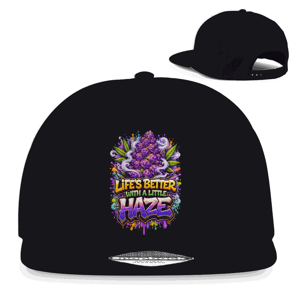 Snapback Rapper Cap - Life is better with Haze | Division420®