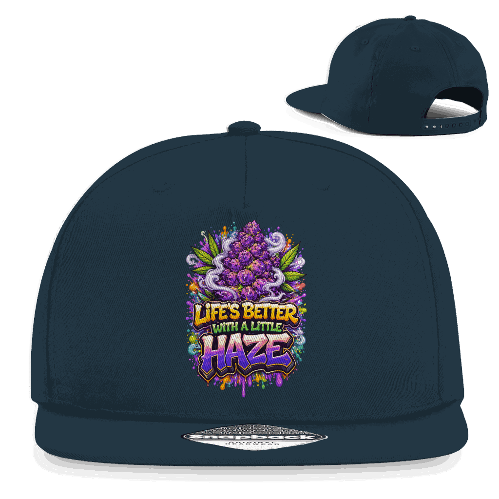 Snapback Rapper Cap - Life is better with Haze | Division420®