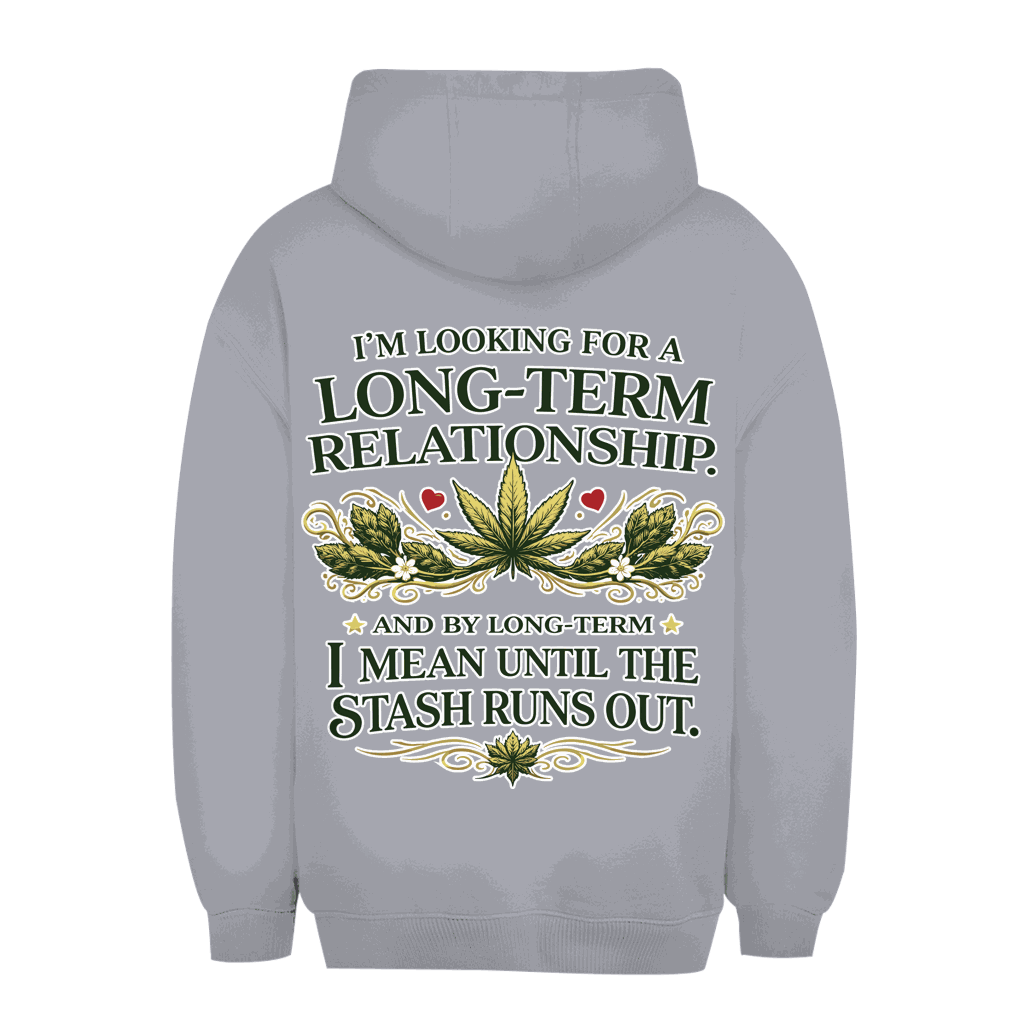 Unisex Oversize Hoodie Long Term von Division420 in entspanntem urbanem Stil