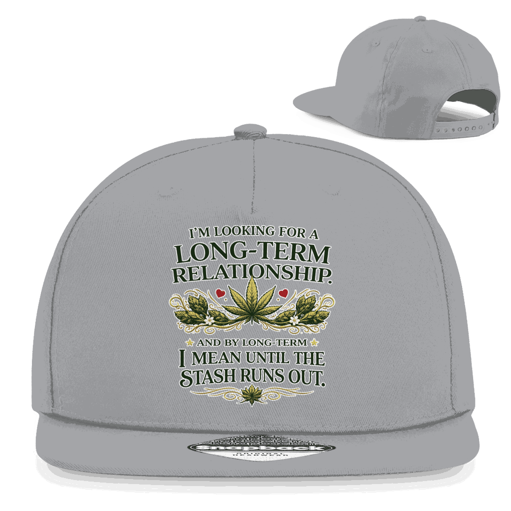 Division420 Snapback Cap Long Term aus Baumwoll-Twill mit retro Snapback-Verschluss und urbanem 5-Panel Design