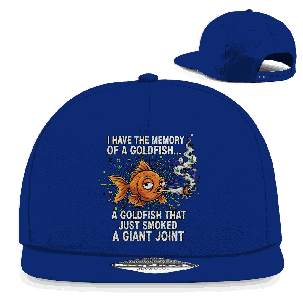 Snapback Rapper Cap - Memory of a Goldfish | Division420®