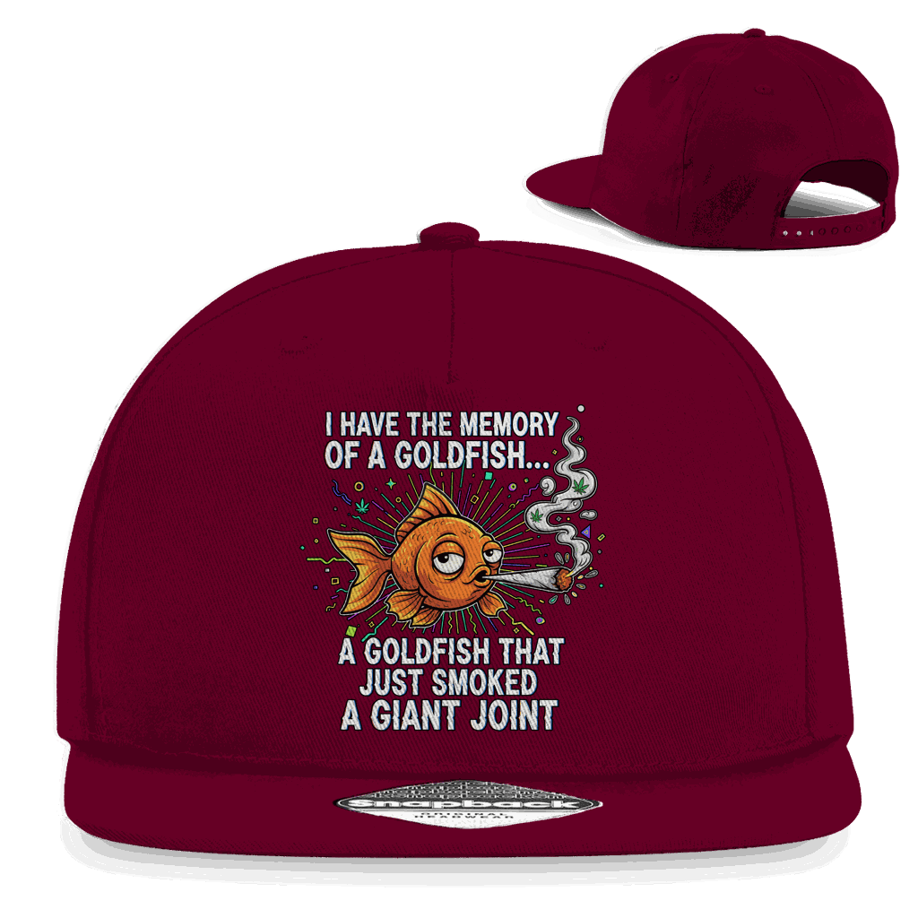 Snapback Rapper Cap - Memory of a Goldfish | Division420®