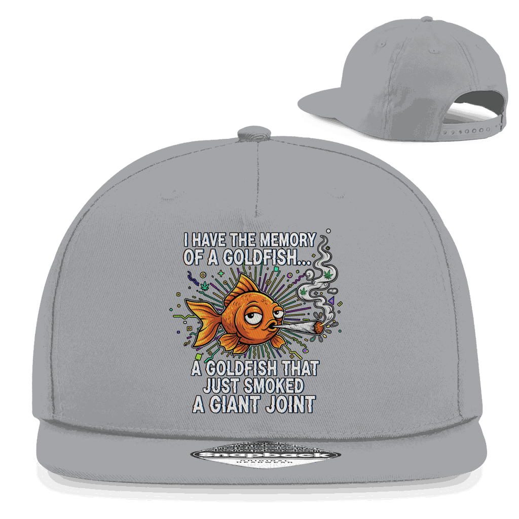 Snapback Rapper Cap - Memory of a Goldfish | Division420®