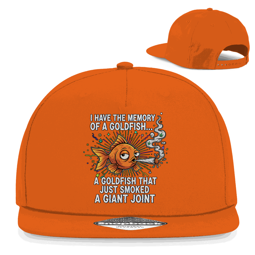 Snapback Rapper Cap - Memory of a Goldfish | Division420®