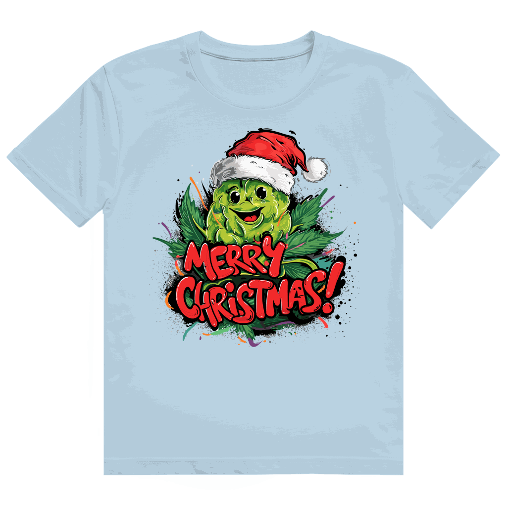 Heavy Cotton T-Shirt - Merry Christmas Bud | Division420®