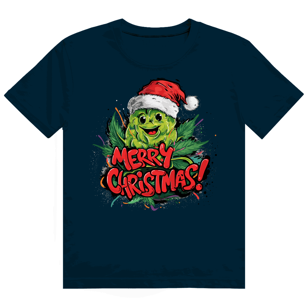 Heavy Cotton T-Shirt - Merry Christmas Bud | Division420®