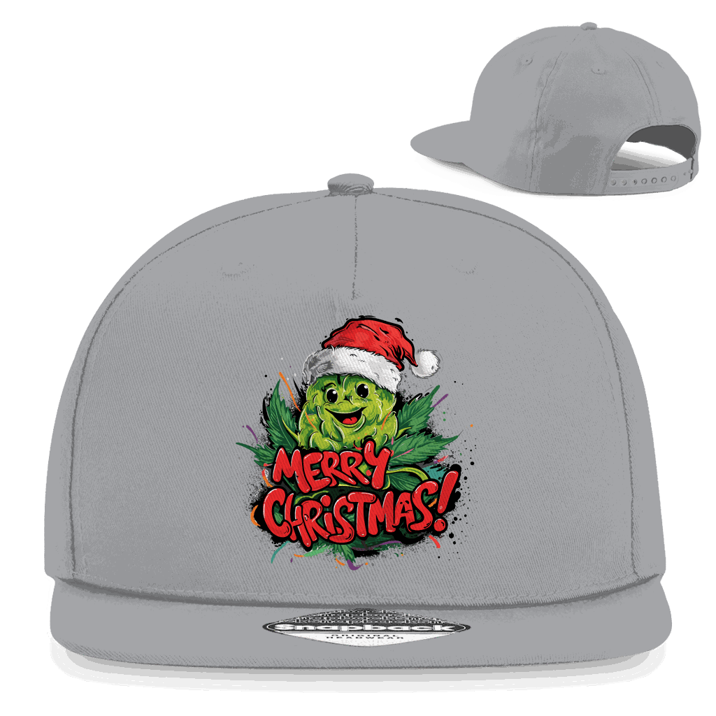 Snapback Rapper Cap - Merry Christmas Bud | Division420®