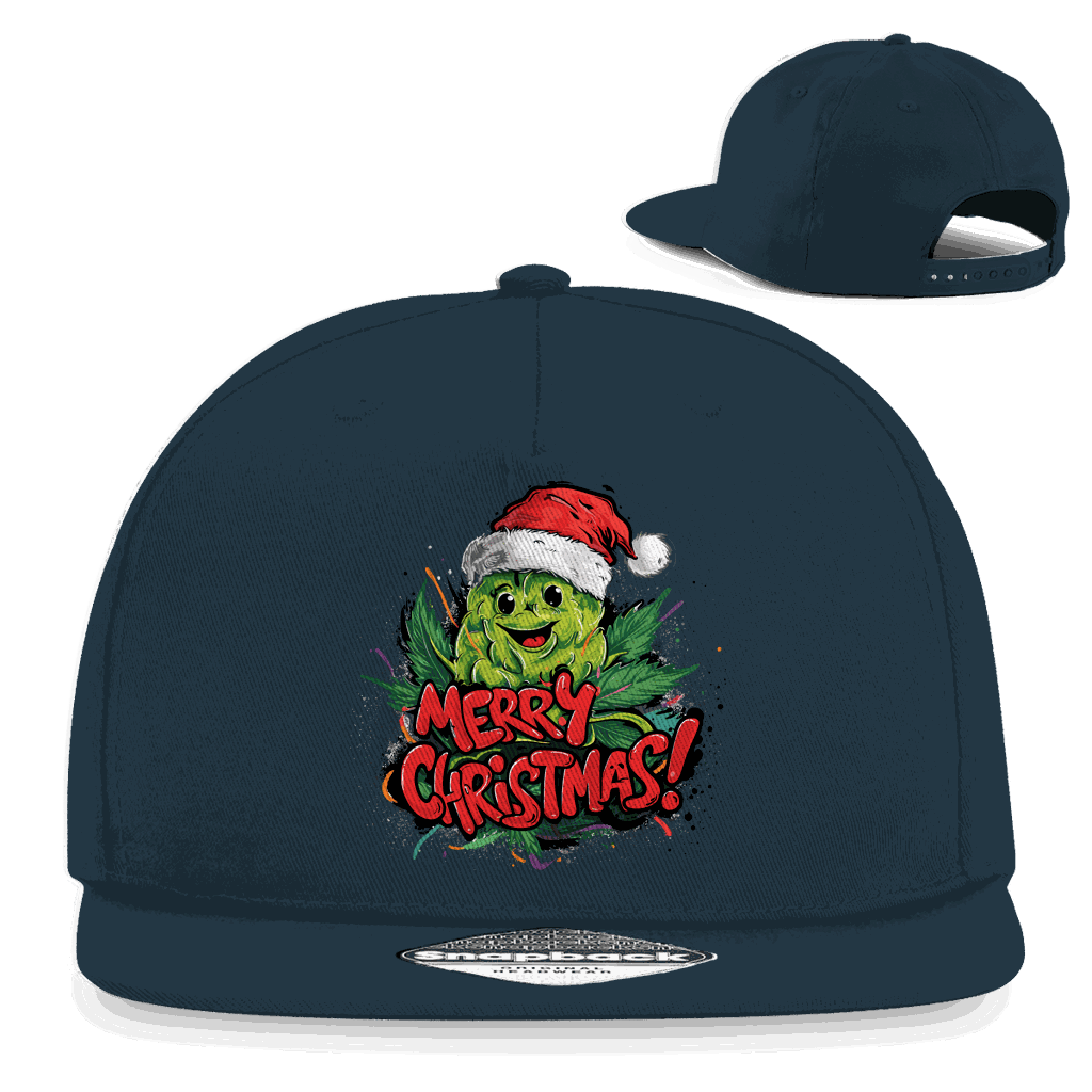 Snapback Rapper Cap - Merry Christmas Bud | Division420®