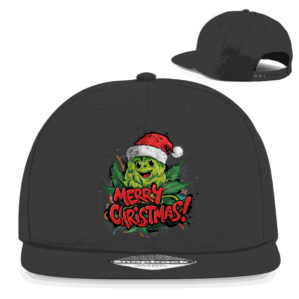Snapback Rapper Cap - Merry Christmas Bud | Division420®