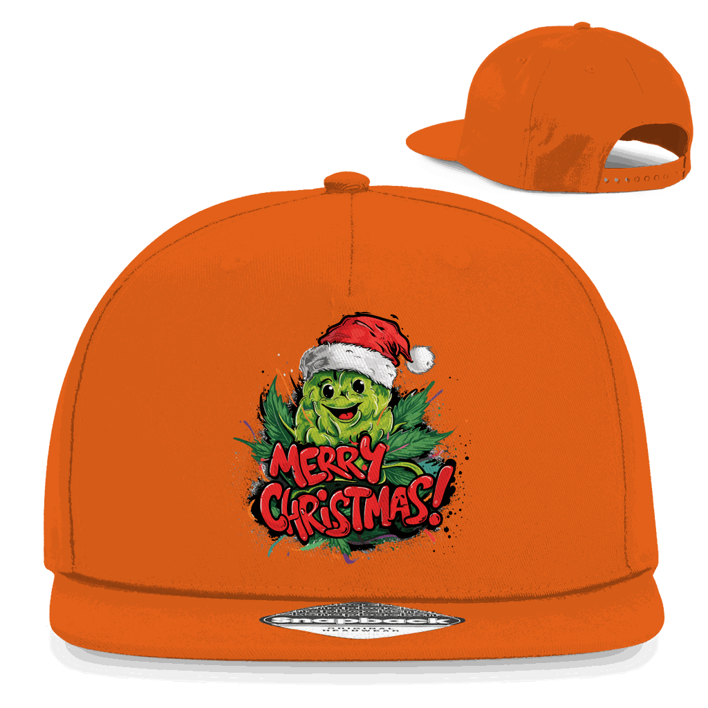 Snapback Rapper Cap - Merry Christmas Bud | Division420®