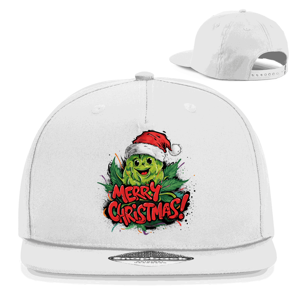 Snapback Rapper Cap - Merry Christmas Bud | Division420®