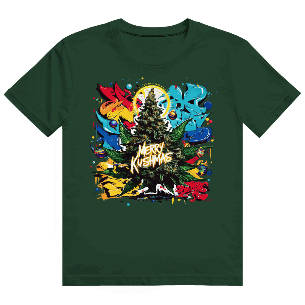 Heavy Cotton T-Shirt - Merry Kushmas | Division420®