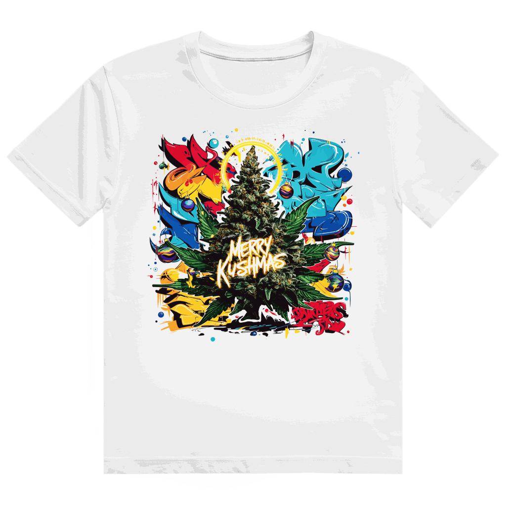 Heavy Cotton T-Shirt - Merry Kushmas | Division420®