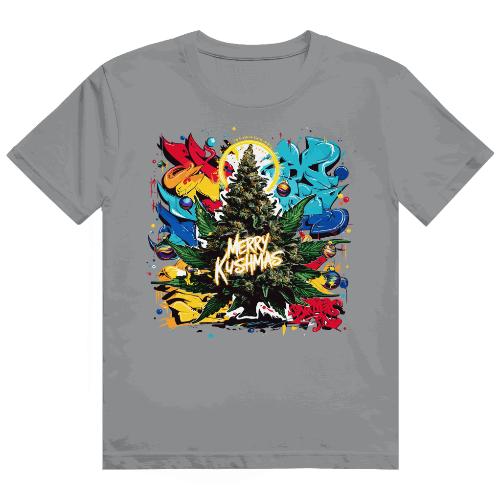 Heavy Cotton T-Shirt - Merry Kushmas | Division420®
