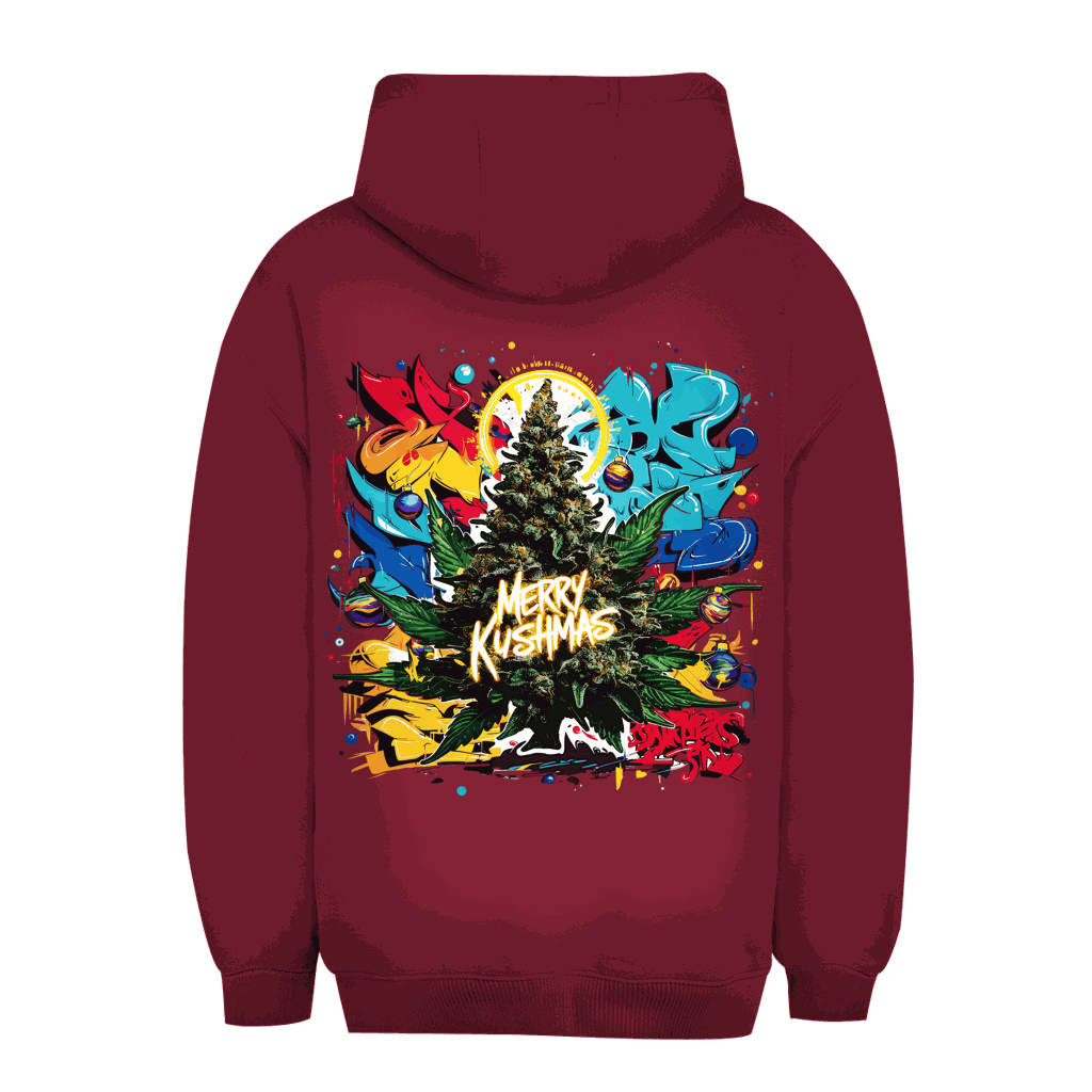Unisex Oversize Hoodie - Merry Kushmas | Division420®