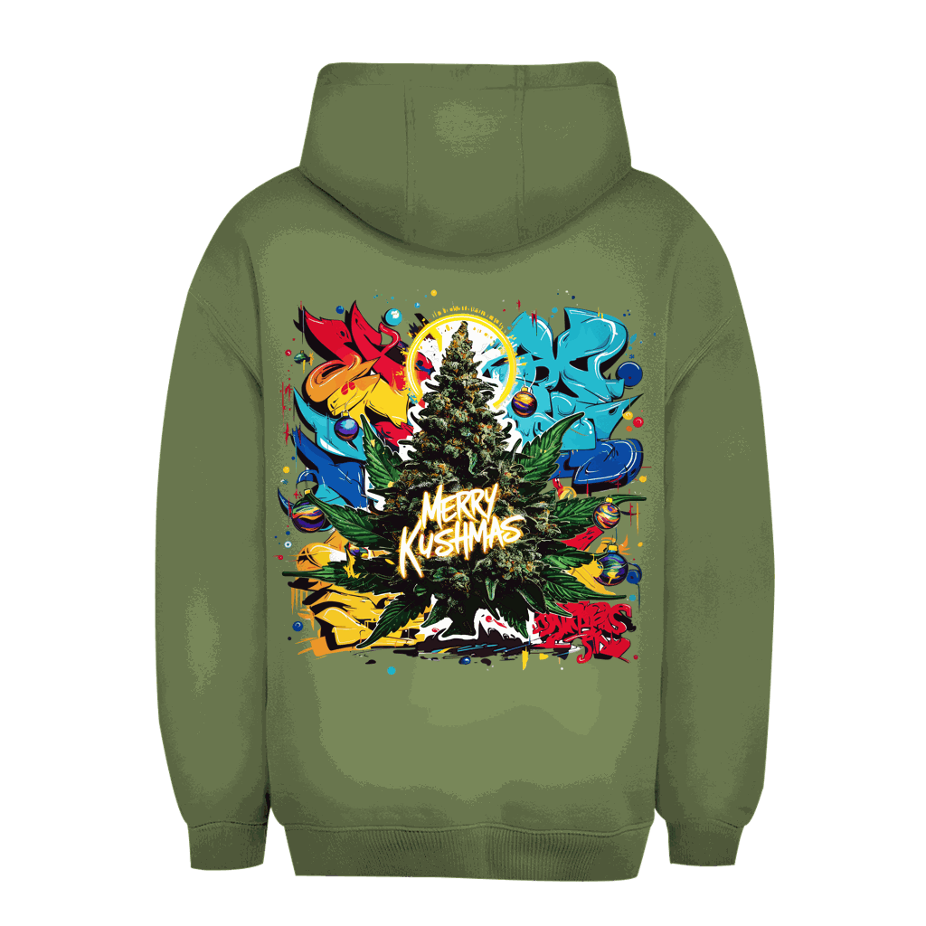 Unisex Oversize Hoodie - Merry Kushmas | Division420®
