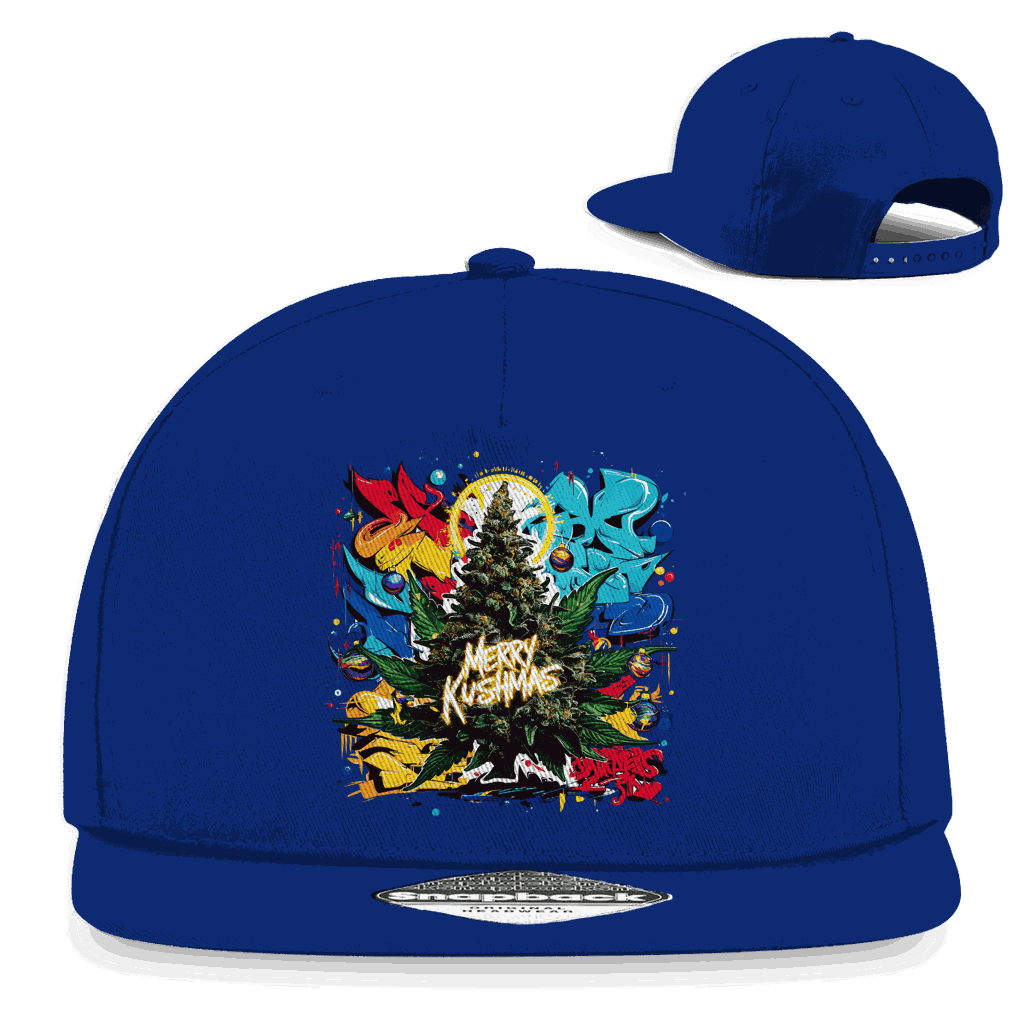 Snapback Rapper Cap - Merry Kushmas | Division420®