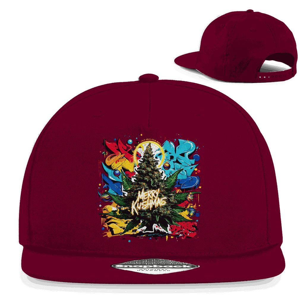 Snapback Rapper Cap - Merry Kushmas | Division420®
