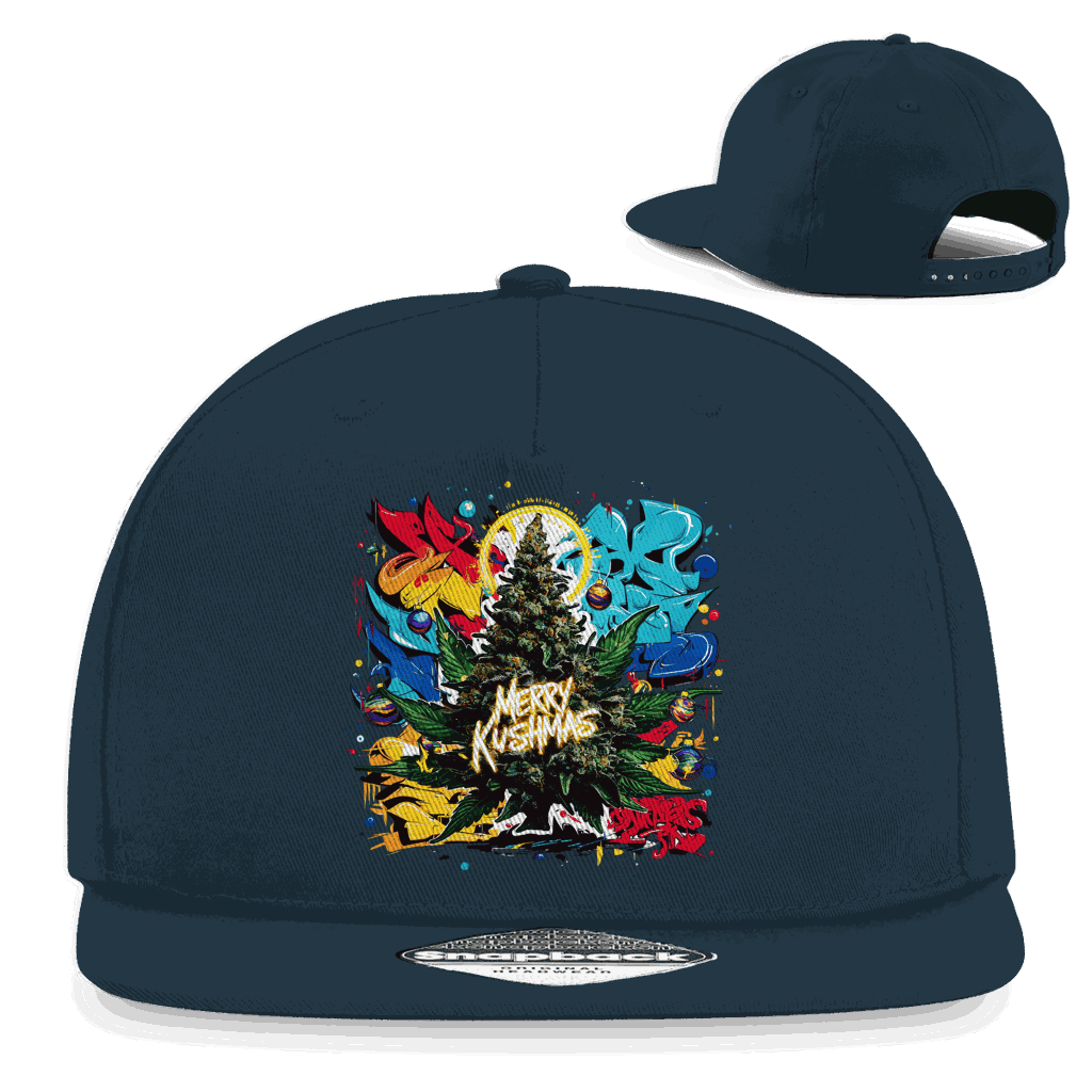 Snapback Rapper Cap - Merry Kushmas | Division420®