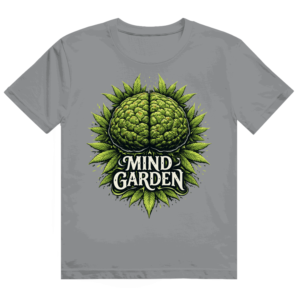 Größentabelle für Heavy Cotton T-Shirt von Division420 mit Mind Garden Art Print