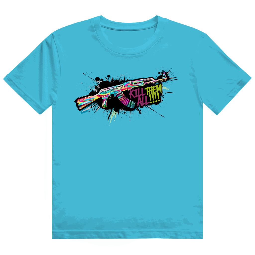 Heavy Cotton T-Shirt - Kill Them All Art Print | Division420®