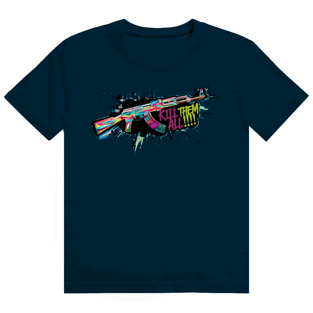 Heavy Cotton T-Shirt - Kill Them All Art Print | Division420®