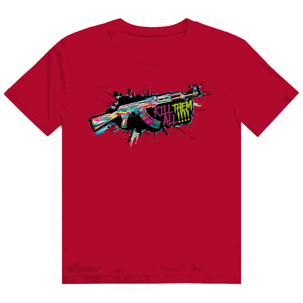 Heavy Cotton T-Shirt - Kill Them All Art Print | Division420®