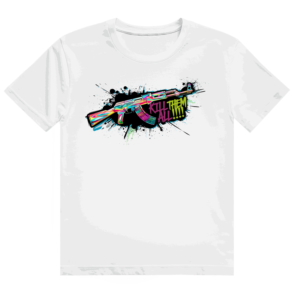 Heavy Cotton T-Shirt - Kill Them All Art Print | Division420®