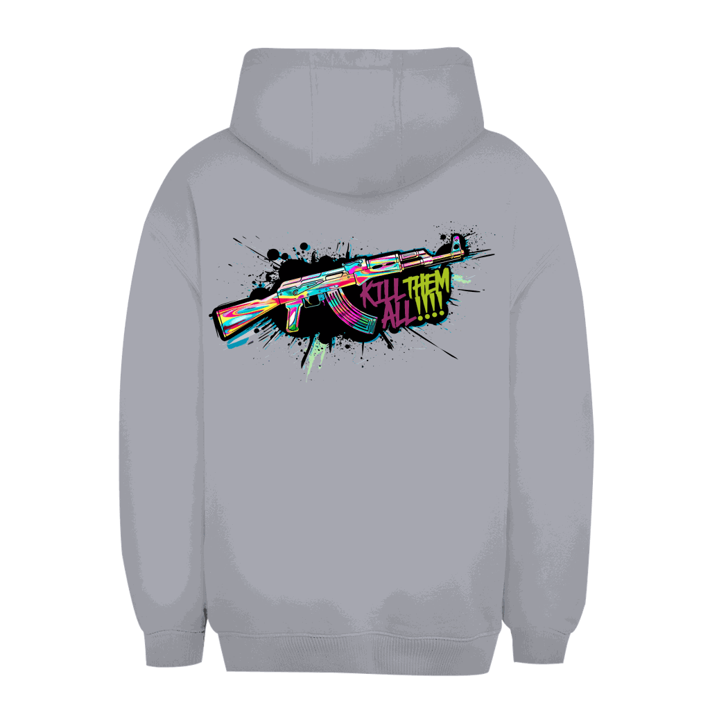 Unisex Oversize Hoodie - Kill Them All Art Print | Division420®
