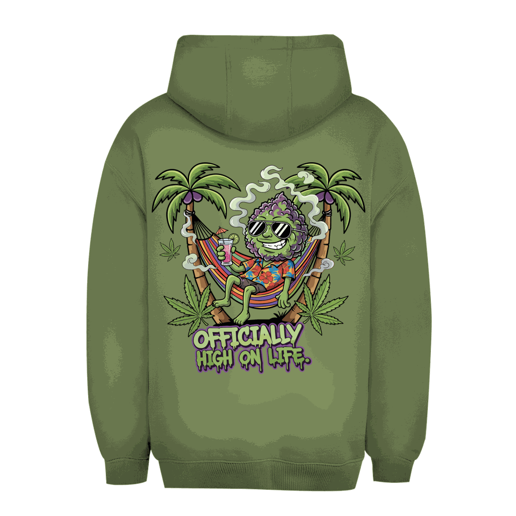 Unisex Oversize Hoodie - Officially High On Life | Division420®
