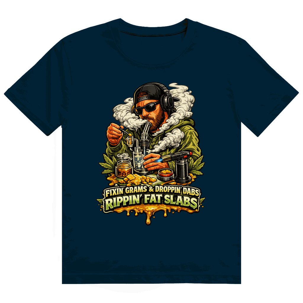 Heavy Cotton T-Shirt - Fat Slapbs Dabs | Division420®