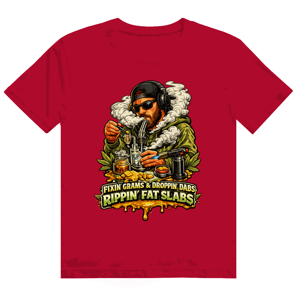 Heavy Cotton T-Shirt - Fat Slapbs Dabs | Division420®
