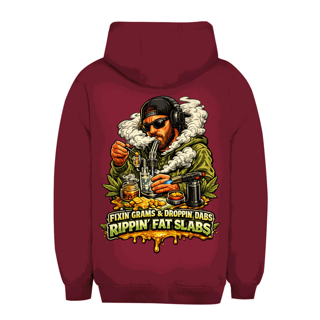Unisex Oversize Hoodie - Fat Slapbs Dabs | Division420®