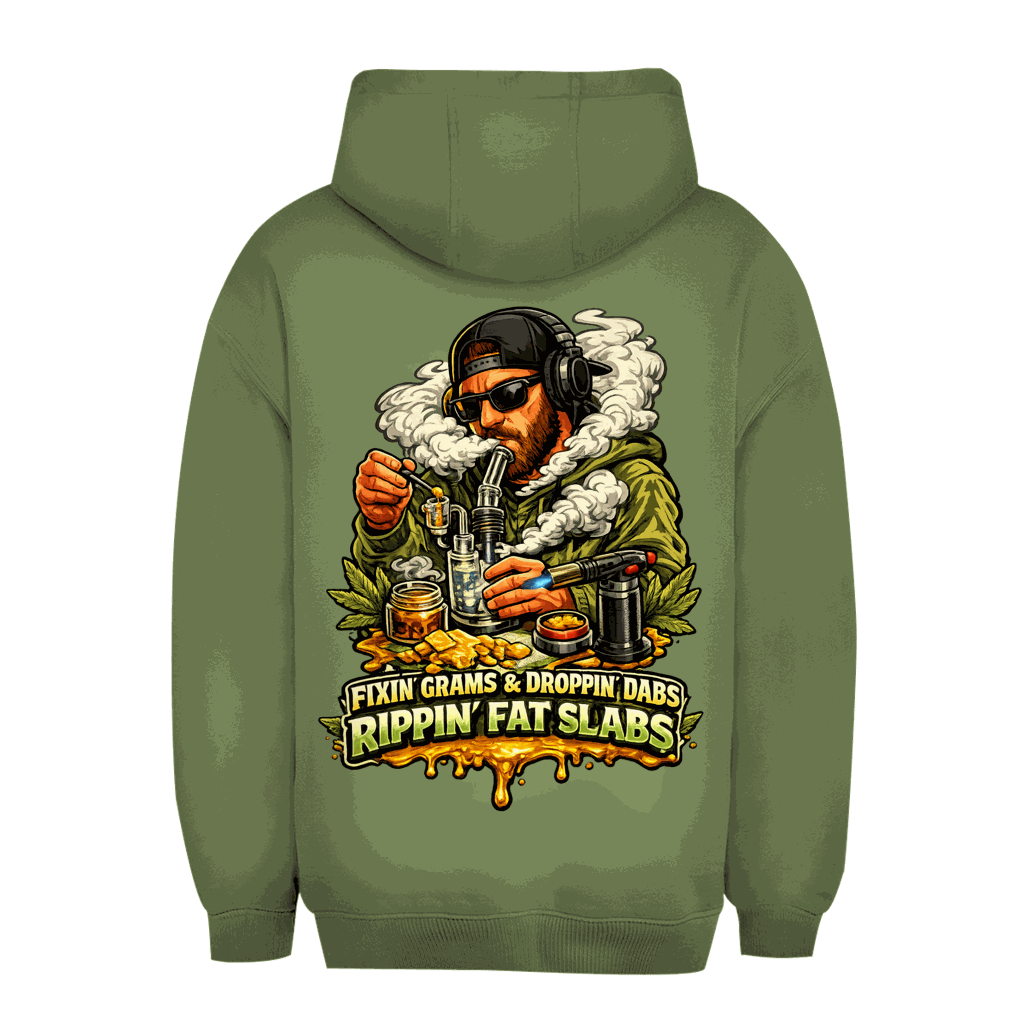 Unisex Oversize Hoodie - Fat Slapbs Dabs | Division420®