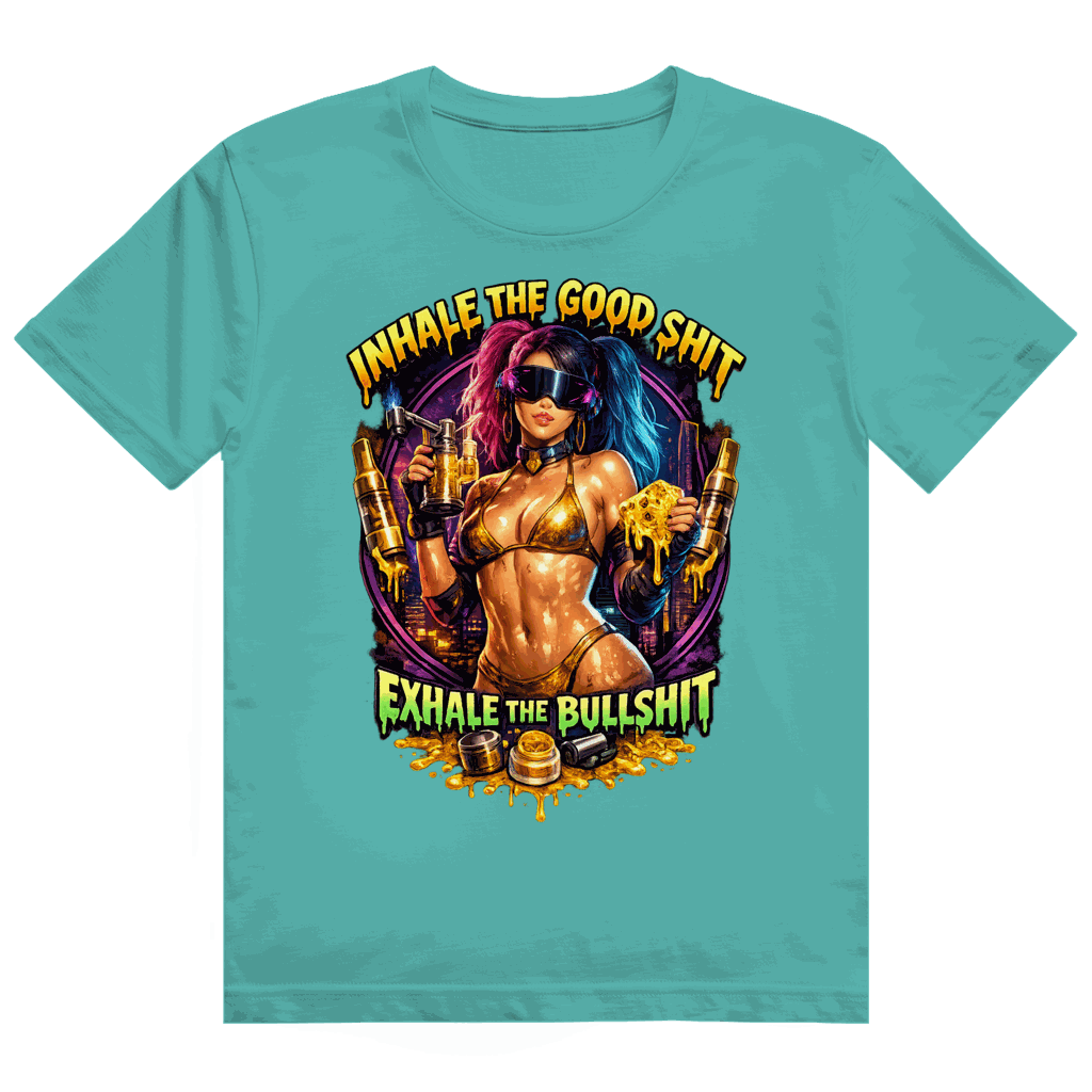 Heavy Cotton T-Shirt - Exhale the Bullshit | Division420®