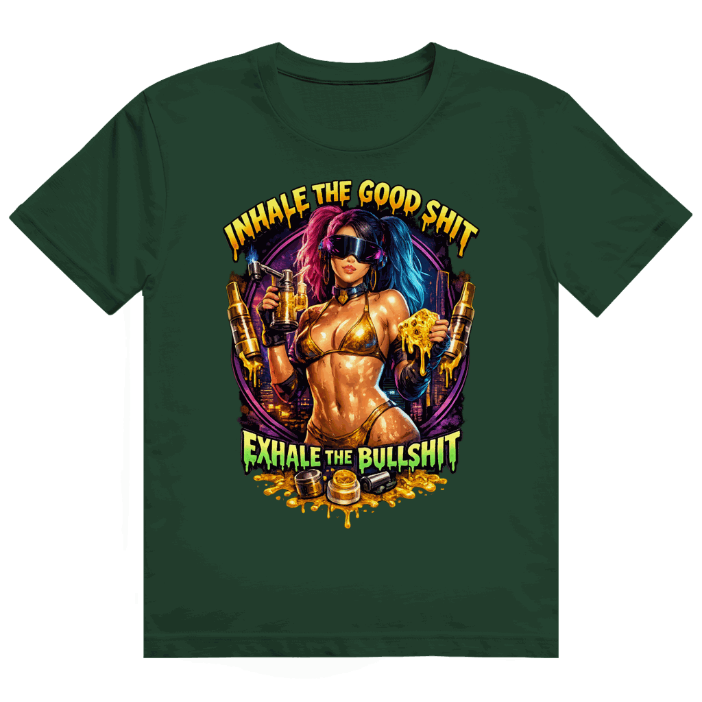 Heavy Cotton T-Shirt - Exhale the Bullshit | Division420®