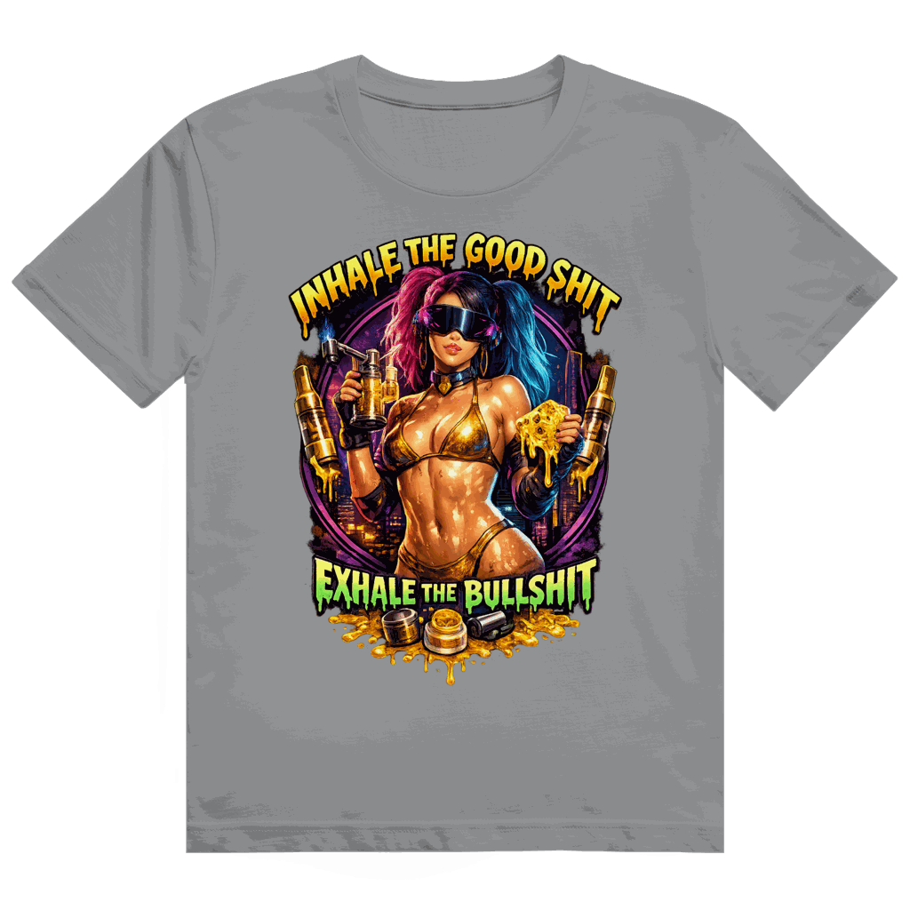 Heavy Cotton T-Shirt - Exhale the Bullshit | Division420®