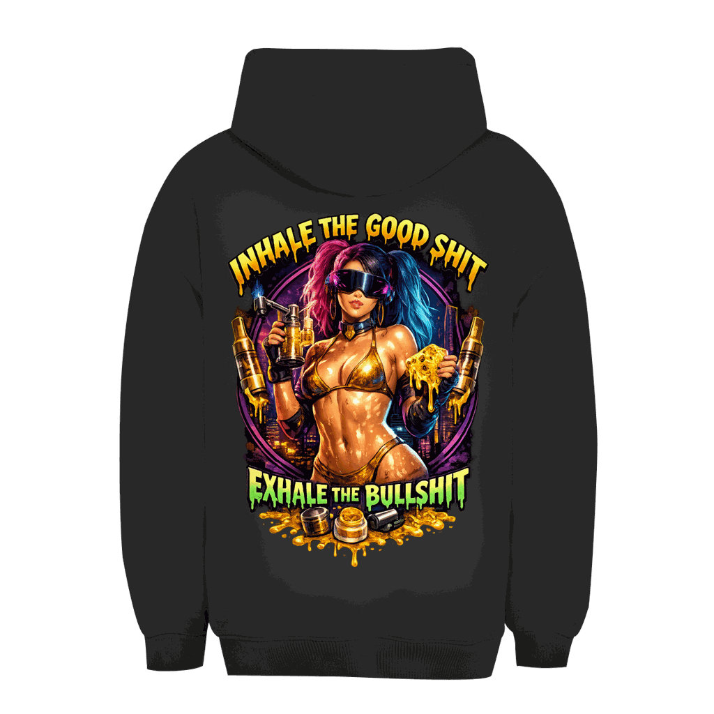 Unisex Oversize Hoodie - Exhale the Bullshit | Division420®