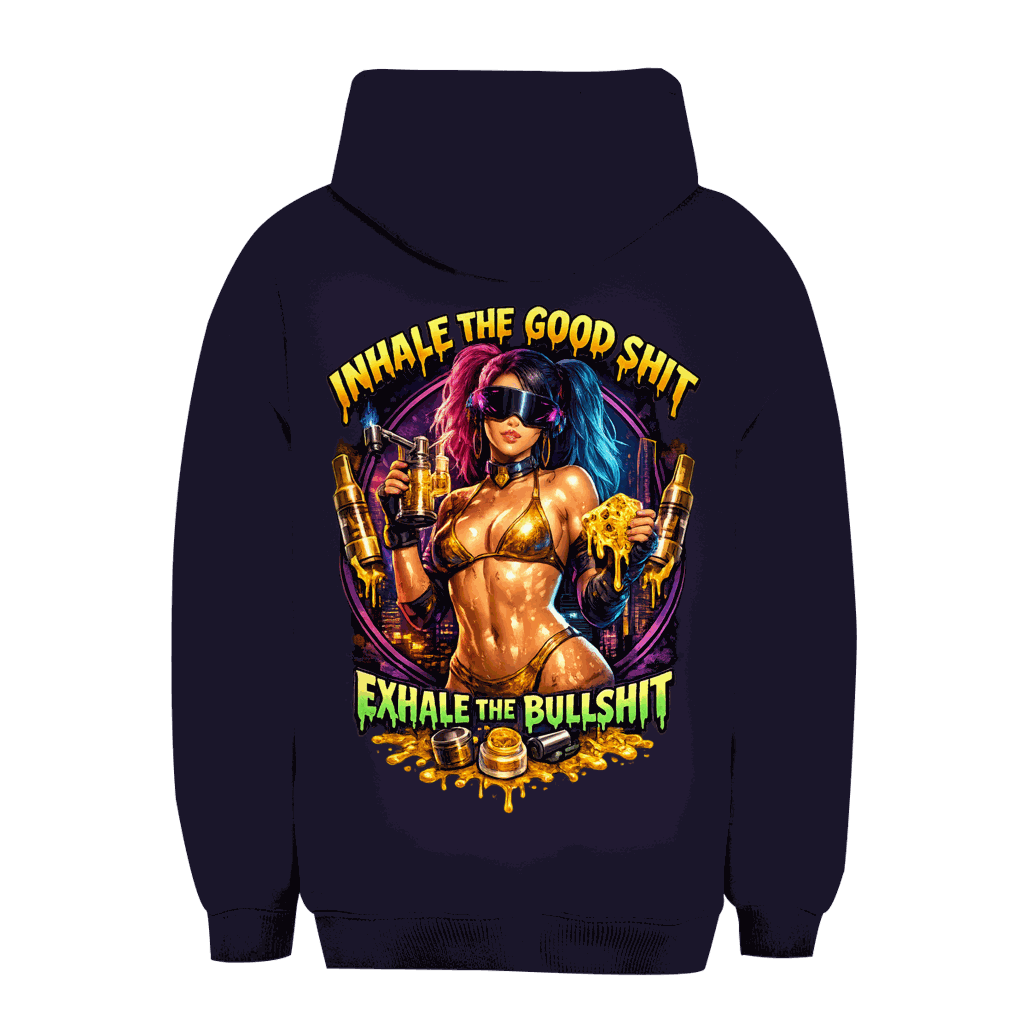 Unisex Oversize Hoodie - Exhale the Bullshit | Division420®