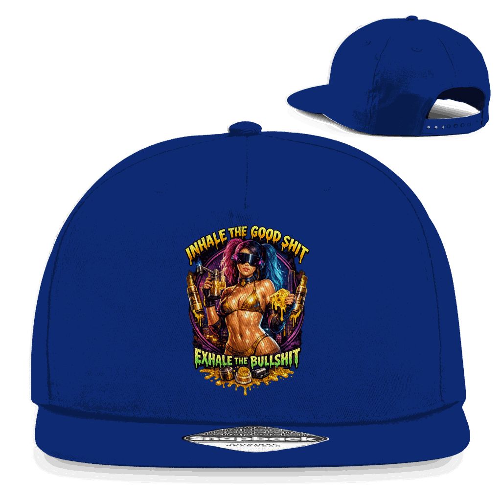 Snapback Rapper Cap - Exhale the Bullshit | Division420®