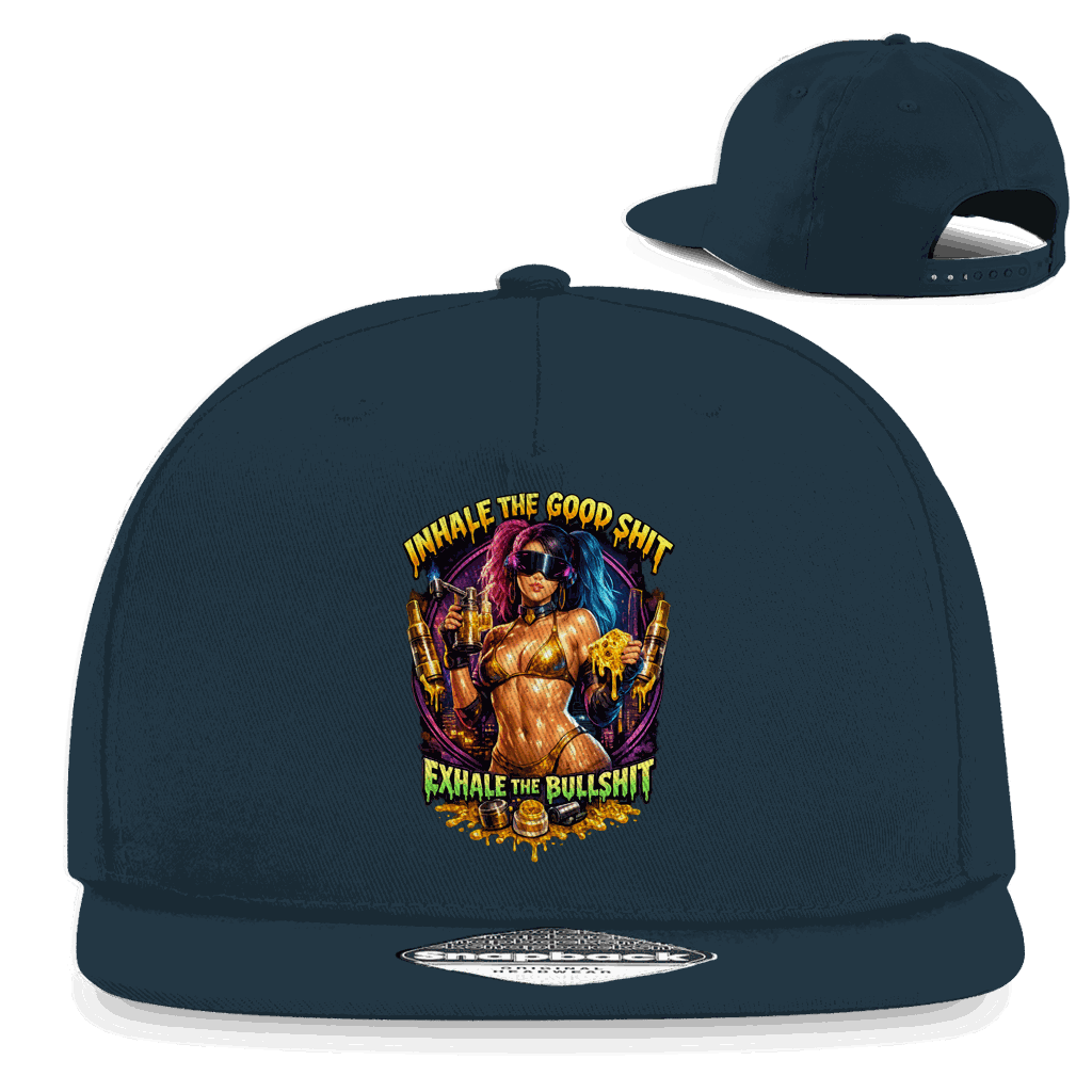 Snapback Rapper Cap - Exhale the Bullshit | Division420®