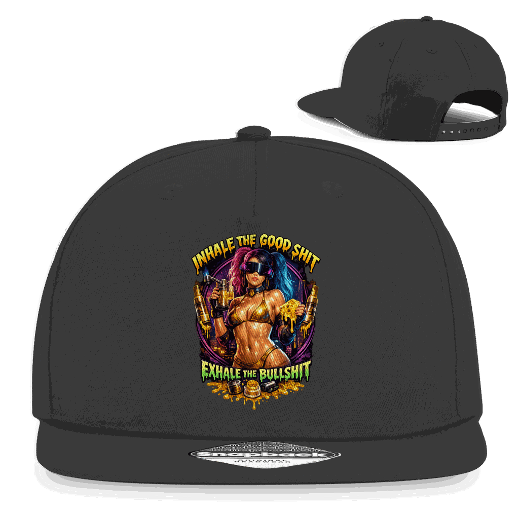 Snapback Rapper Cap - Exhale the Bullshit | Division420®