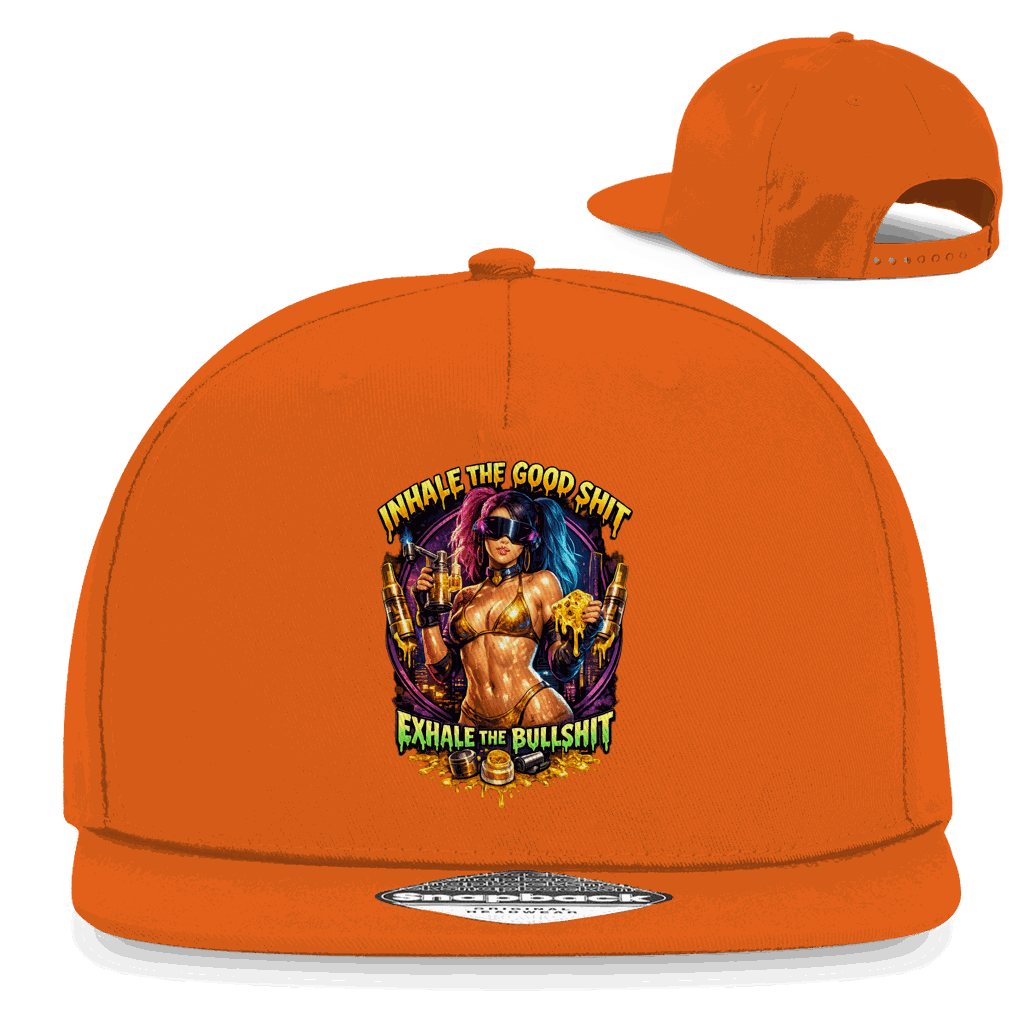 Snapback Rapper Cap - Exhale the Bullshit | Division420®