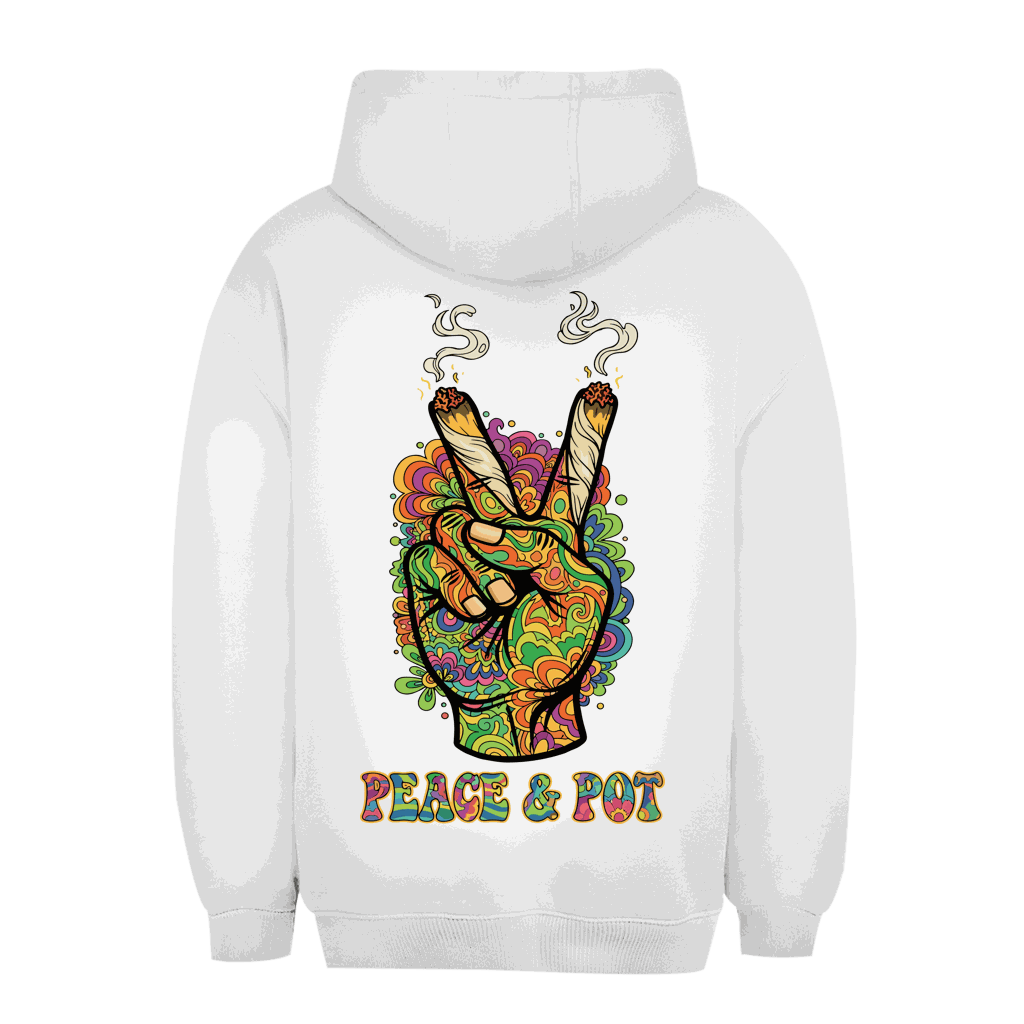 Unisex Oversize Hoodie - Peace and Pot | Division420®