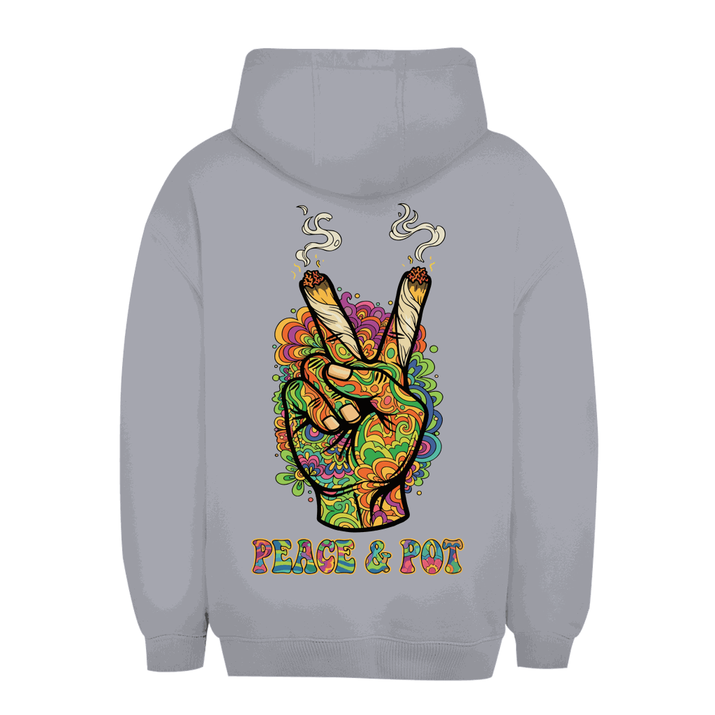 Unisex Oversize Hoodie - Peace and Pot | Division420®