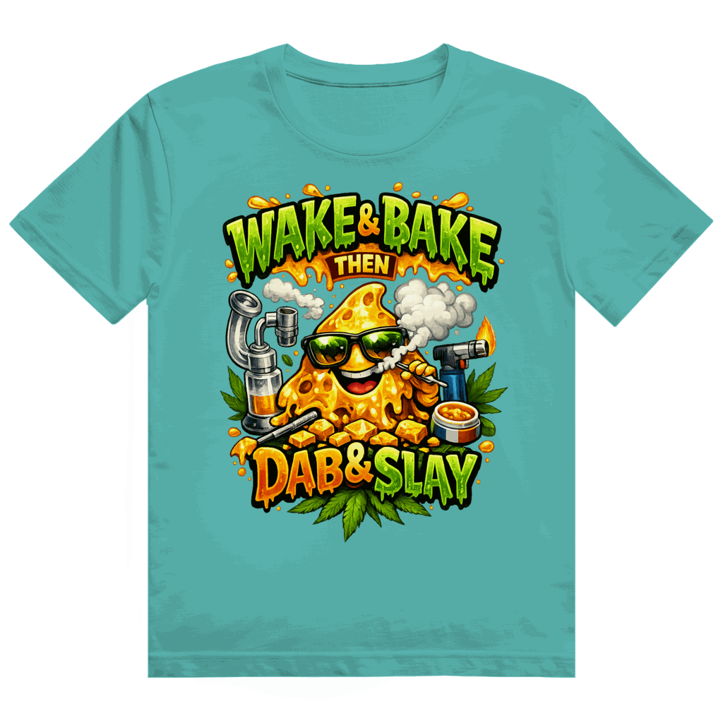 Heavy Cotton T-Shirt - Wake and Bake | Division420®